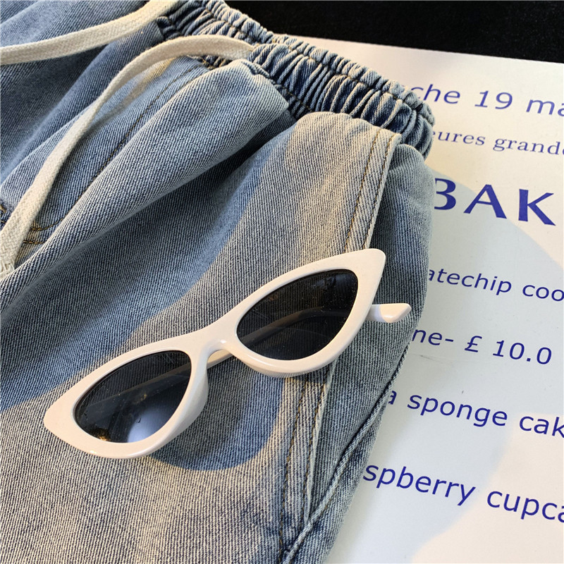 点击6主推高品质简单纯色松紧腰牛仔短裤大裤衩B342-DK1011-特P28图片