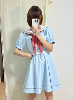 【空之境】莲之空夏季校服lovelive乙宗梢 日野下花帆cos服