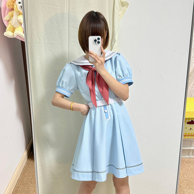 【空之境】莲之空夏季校服lovelive乙宗梢 日野下花帆cos服