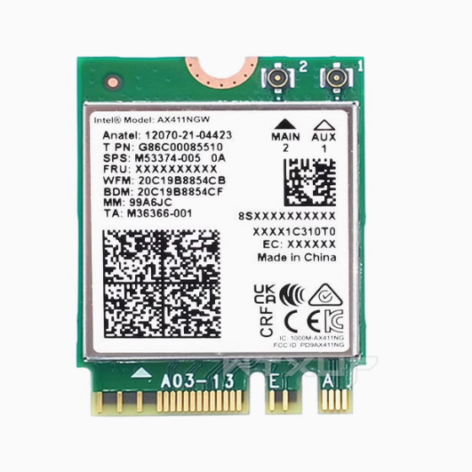 英特尔AX211 AX201 9462 9560AC WIFI6E千兆无线网卡CNVI蓝牙5.3