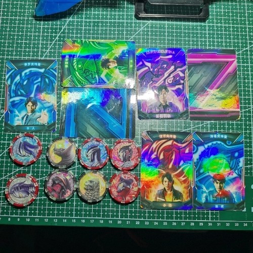 自制勋章可联动泽塔升华器国代版奥特怪兽徽章授权卡中文版