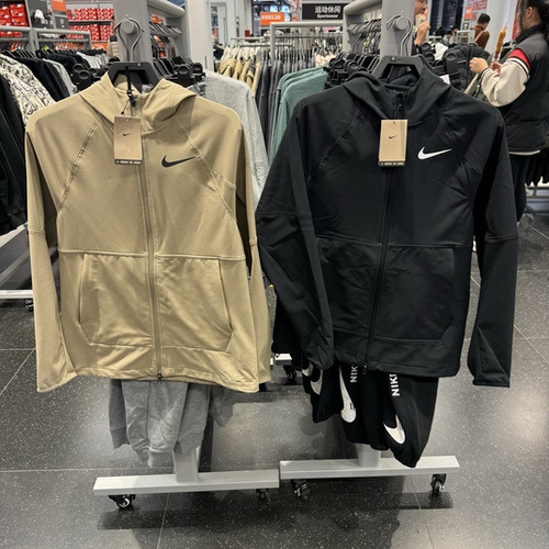 犇犇运动Nike/男子训练运动休闲加绒保暖连帽外套 DQ6594-010-247