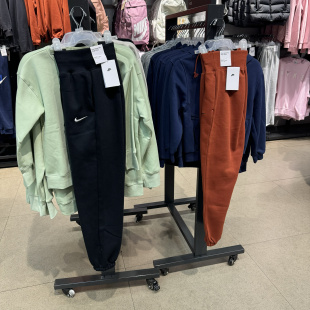 010 犇犇运动Nike 耐克 女子休闲加绒保暖针织宽松束脚长裤 DQ5888