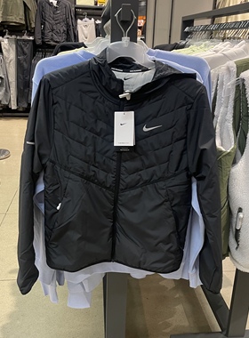 犇犇运动Nike/耐克 男子防水防风夹克保暖跑步连帽薄棉衣 DD5645