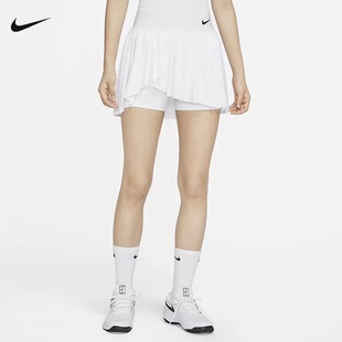 犇犇运动Nike/DRI-FIT女子速干透气带内衬褶皱半身短裙DR6850-100