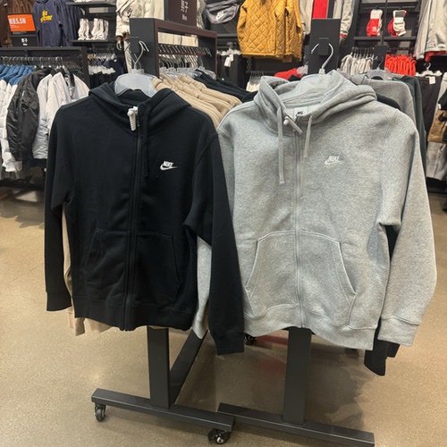 犇犇运动Nike/ 男子连帽衫针织卫衣加绒保暖夹克BV2646-010-063