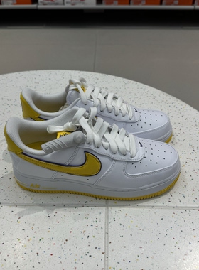 犇犇运动Nike/ Air Force 1 AF1 科比白黄紫休闲板鞋FZ1151-100