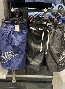 犇犇运动Nike/ 男子训练健身透气速干刺绣五分梭织短裤DB3811-010