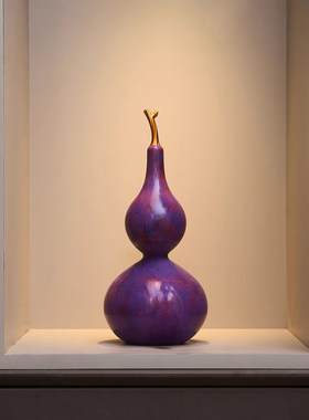 新中式紫气东来招财葫芦装饰摆件客厅玄关电视柜乔迁新居开业礼品