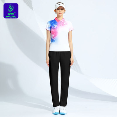 竞迈速干运动服套装女团体服队服