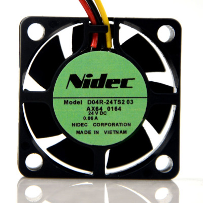 正品 NIDEC 4015 24V 0.06A D04R-24TS2 03 40*40*15mm 散热风扇