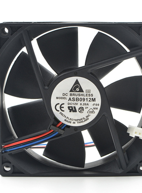 原装台达 9CM 9025 12V 0.20A ASB0912M 含油超静音机箱电源风扇