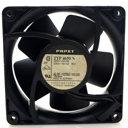 PAPST TYP4650N 220V 18W 12038 12CM 全金属 耐高温交流散热风扇