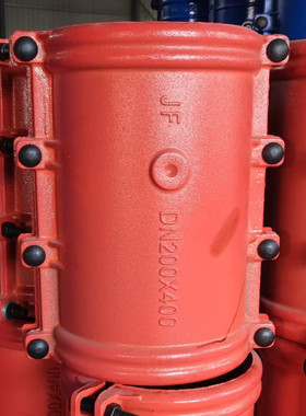 加长款堵漏哈夫节水管抱箍400长铸铁抢修接管道不漏水快速抢修节