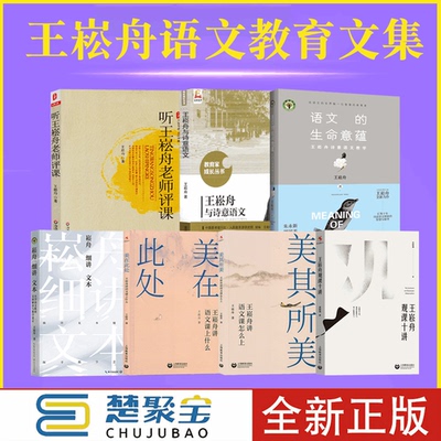 王崧舟诗意语文教育文集7本 美在此处 美其所美 爱上语文 语文的生命意蕴 王崧舟与诗意语文课谱 听王崧舟老师评课 语文教学课例书