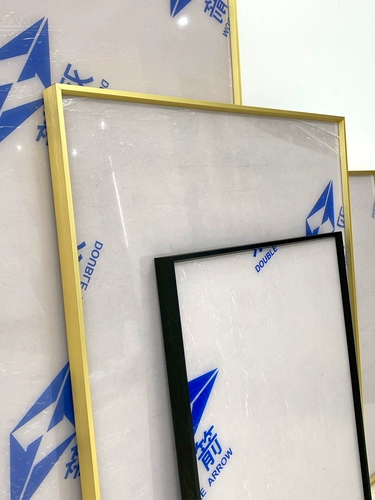 Рама рисования с маунтиром настройка настраиваемой рамки с бриллиантовой вышивкой алюминиевой сплав со стеклянной сшитой стежкой