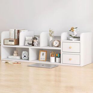 桌子上的书架家用台面工位收纳置物架子寝室学习电脑桌上的小书柜