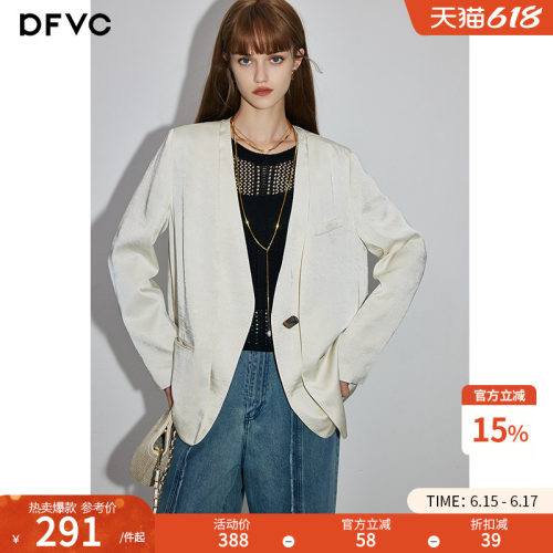 DFVC常规通勤长袖假两件西装