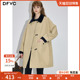 新款 风衣外套女2026春季 宽松显瘦小个子大衣 中长款 dfvc卡其色韩版