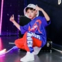 Bộ đồ nhảy đường phố cho bé trai hip hop hè ngắn tay áo trẻ em hiphop cá tính xu hướng trang phục đẹp trai - Trang phục shop bán đồ hóa trang trẻ em