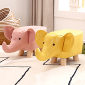 儿童凳子家用矮凳实木坐凳创意可爱卡通动物坐凳小板凳客厅动物凳