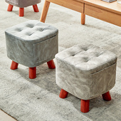 凳子家用实木茶几凳成人小板凳网红沙发凳门口换鞋 凳子客厅矮凳