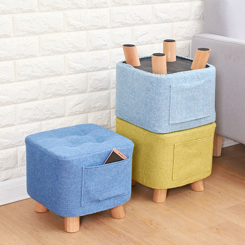 小凳子家用创意布艺小板凳时尚客厅沙发凳矮凳成人板凳实木茶几凳,住宅家具,矮凳,淘宝优惠券,粉丝福利购,淘宝优惠卷