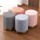 梳妆凳家用小凳子卧室化妆凳门口换鞋 客厅沙发凳网红创意圆凳矮凳