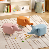 大象凳子儿童卡通小凳子可爱动物矮凳门口换鞋 凳网红家用客厅矮凳