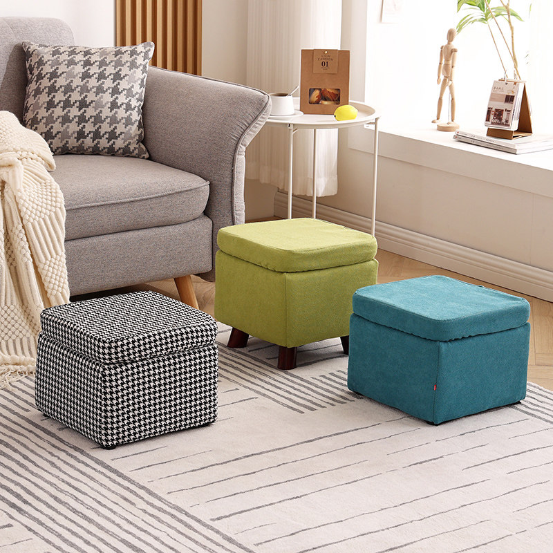 布艺小凳子家用矮凳时尚方凳简约客厅沙发茶几凳创意墩子储物凳子,住宅家具,矮凳,淘宝优惠券,粉丝福利购,淘宝优惠卷