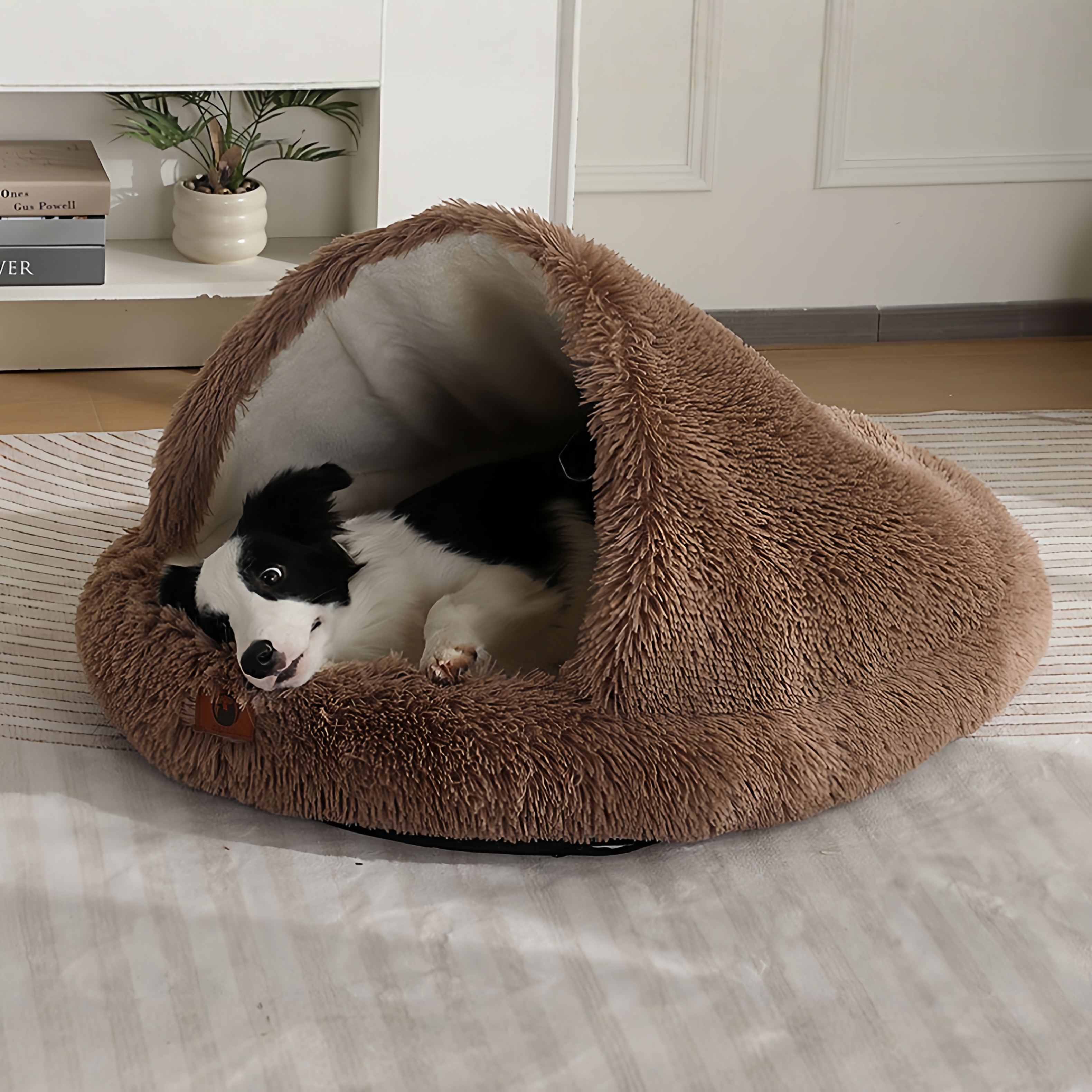 宠物冬天保暖大型犬金毛狗狗半封闭不塌陷式加厚大号贝壳狗窝猫床