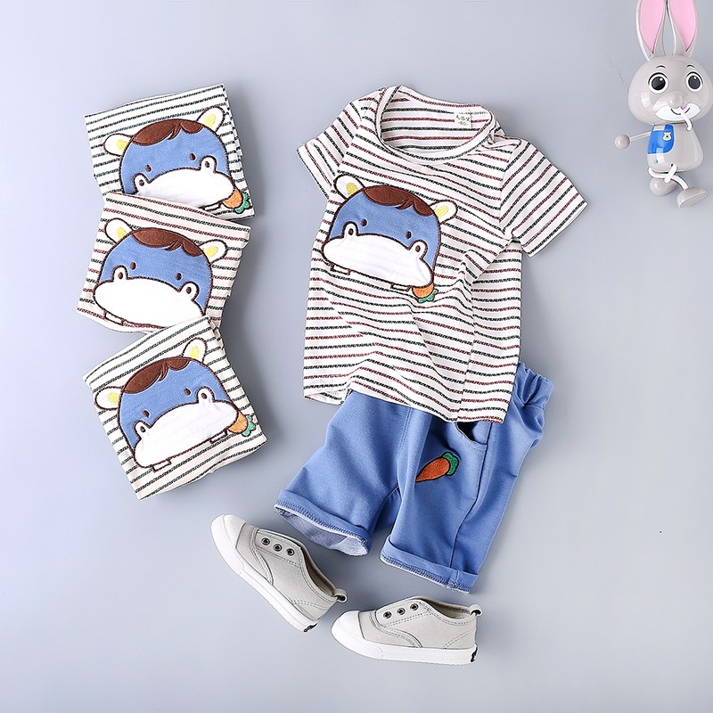 Boy Summer wear suit new pattern Baby children 1-34 children clothes summer Western style baby Short sleeved Two piece setin the Children/Baby/Family fitted , Set  category - from Buy2taobao.com to provide professional Taobao agent buy service