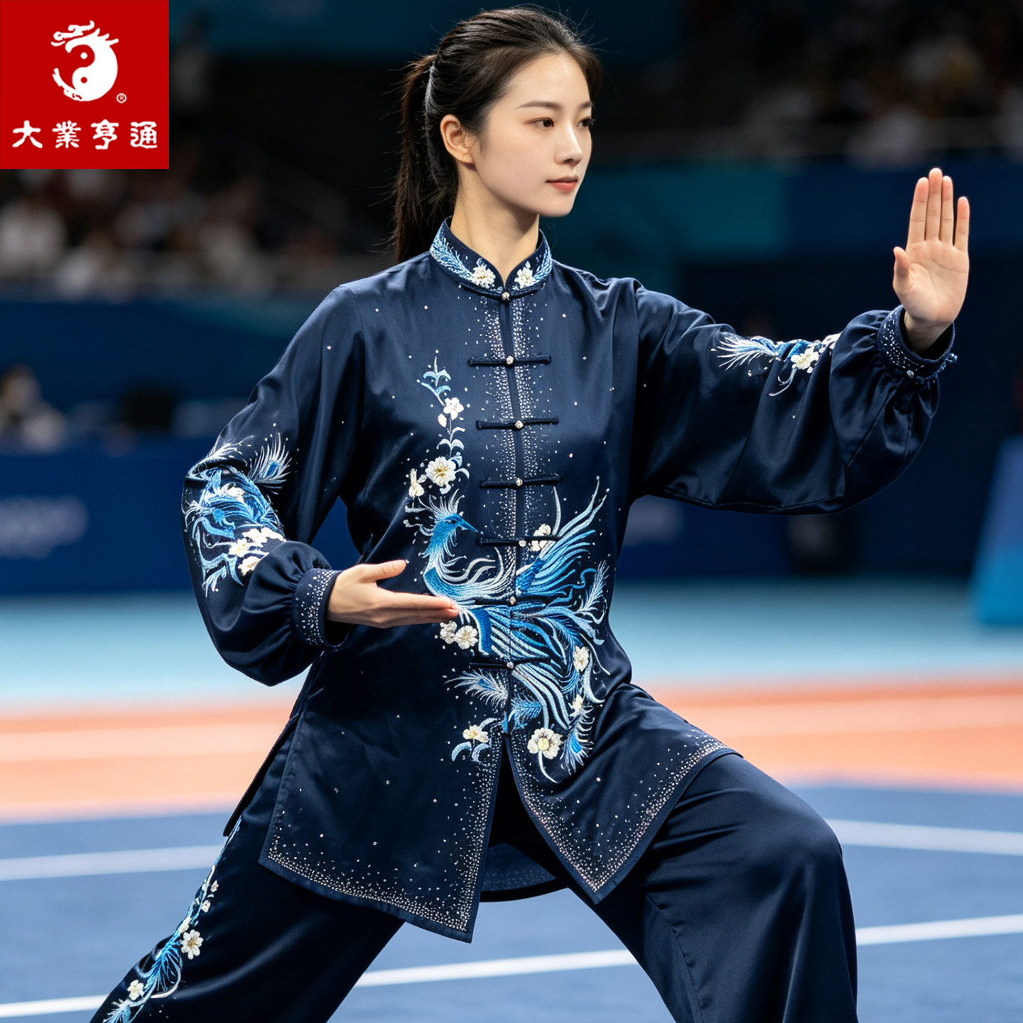 大业亨通高端表演太极服装新款女图片