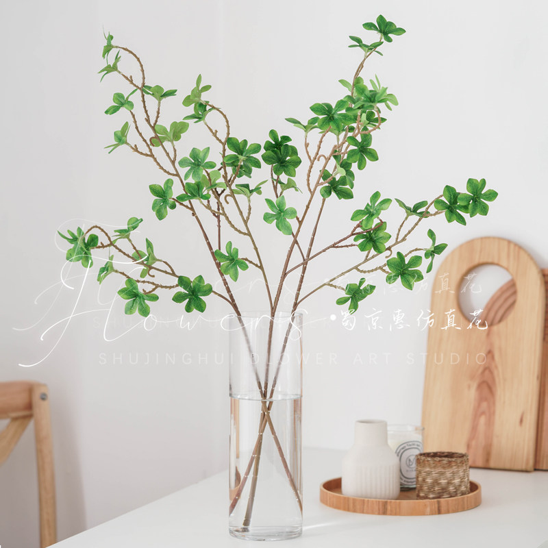 仿真日本吊钟花植物马醉木北欧仿真绿植盆栽假花吊钟树枝客厅装饰
