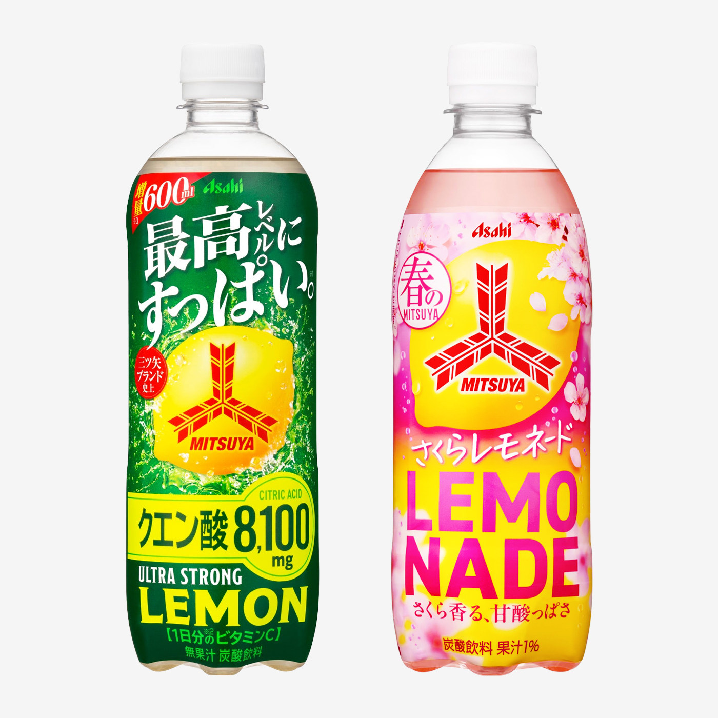 日本进口朝日三矢柠檬樱花汽水