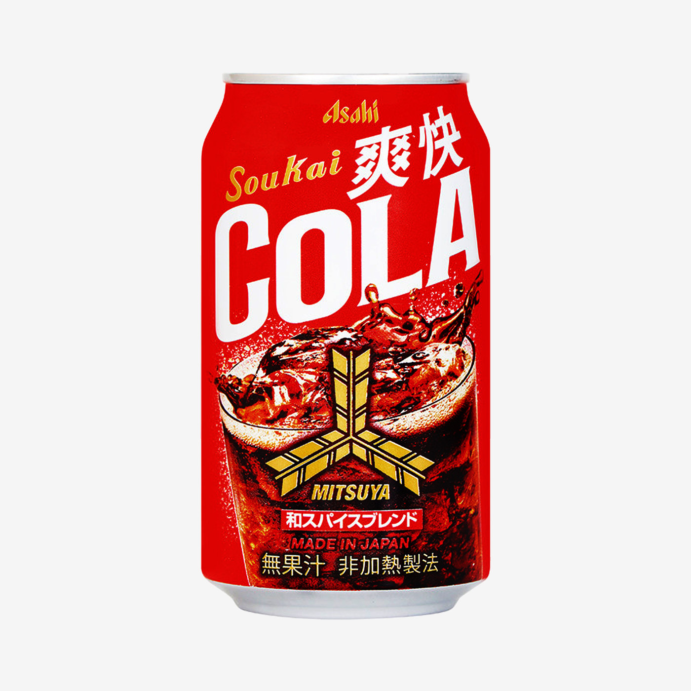 日本进口朝日三矢爽快可乐罐装