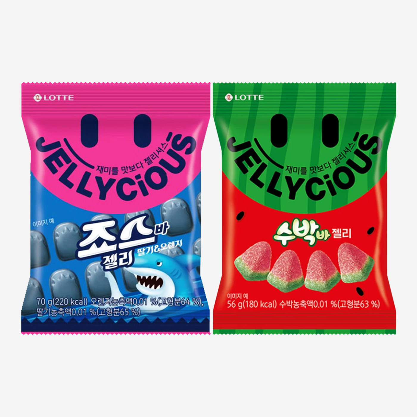 LOTTE乐天软糖鲨鱼型西瓜味糖果