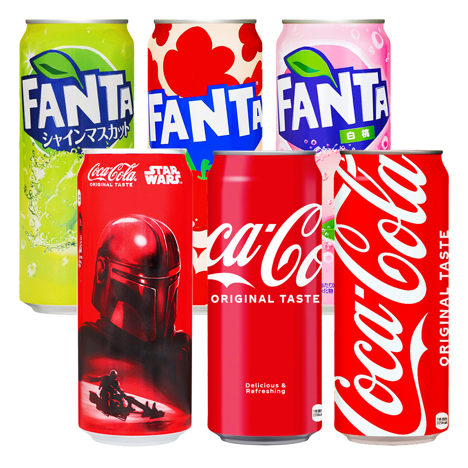 日本原装进口可口可乐碳酸饮料500ml/易拉罐果味汽水夏天解渴饮品