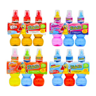 意大利进口Trinketto/亲开乐儿童水果风味饮料波波糖果汁小瓶饮品