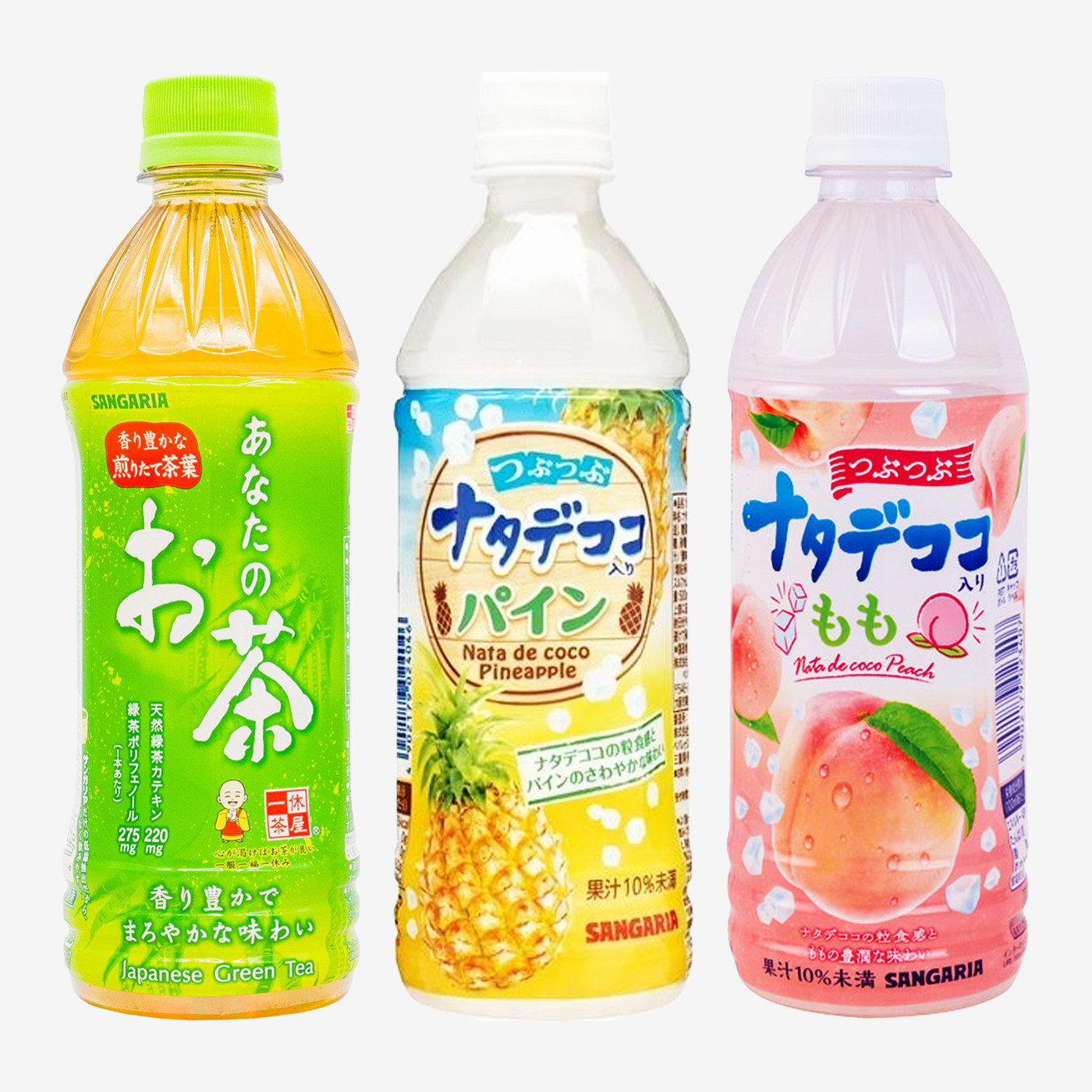 日本进口三佳利椰果饮料500ml