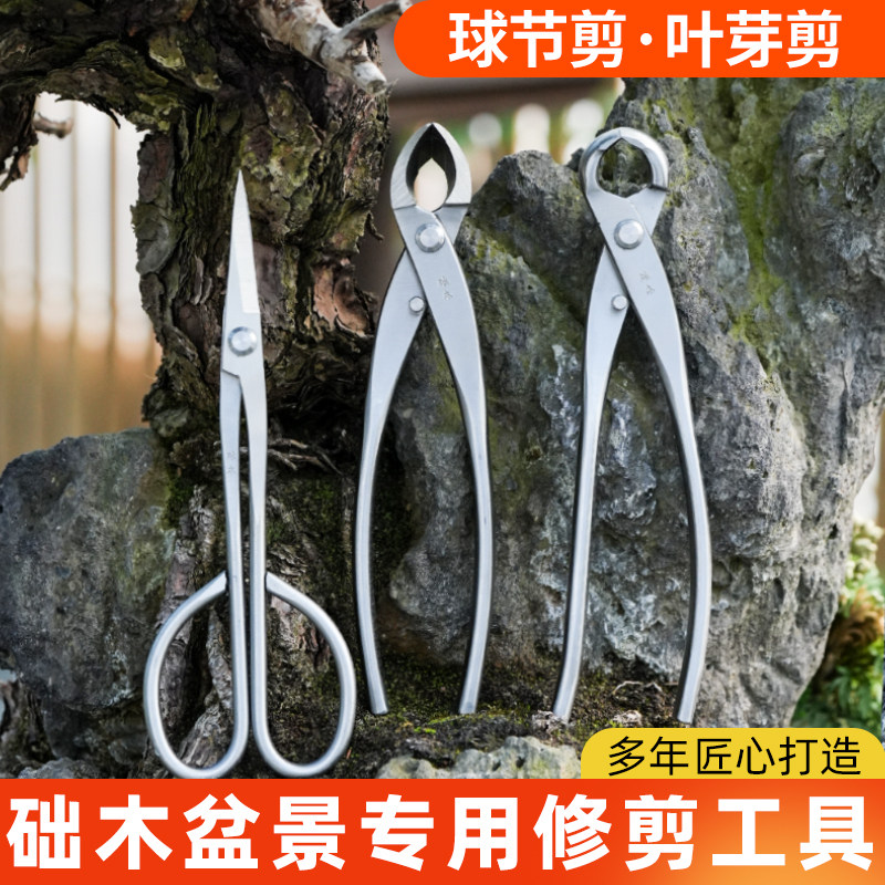 础木球节剪盆景修剪造型专用工具专业制作球形剪刀球型钳枝叶芽剪图片