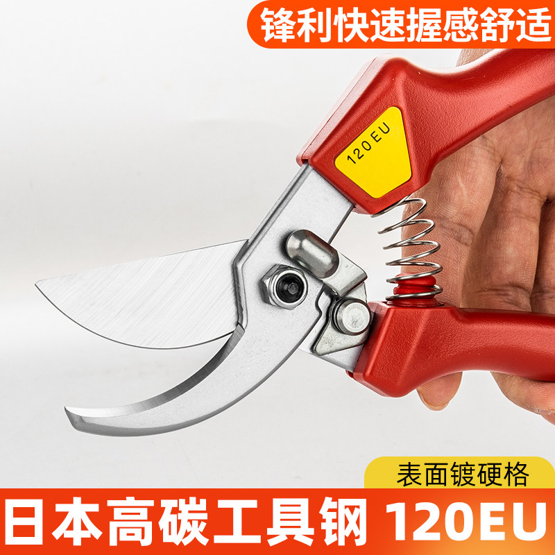 日本进口ARS爱丽斯120EU修枝剪园艺剪园林工具剪刀果树剪粗树枝剪