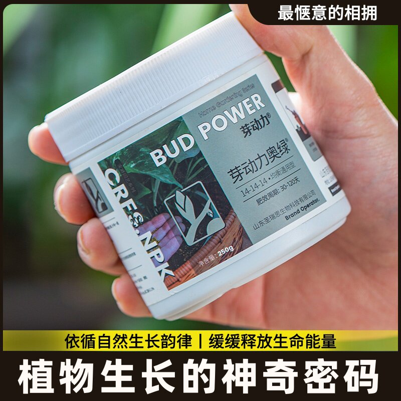 奥绿肥缓释肥通用型多肉肥料专用肥月季兰花营养均衡配方环保安肥