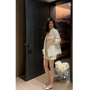 马甲 气质轻职场高级感百搭翻驳领宽松西装 N.COU妮蔻25秋新款 时尚