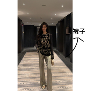 N.COU妮蔻25秋新款 小众设计慵懒松弛舒适百搭显贵直筒垂感休闲裤