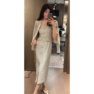 N.COU妮蔻26春新款气质时髦高级感贵气小香风连衣裙外套套装