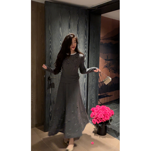 N.COU妮蔻25冬新款 精致洋气高级感立体蝴蝶翩翩手工钉花烫钻套装