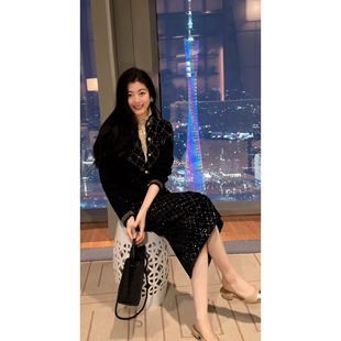 红运当头 25冬新款 100绵羊毛菱形纹设计感毛衣DY110 N·COU