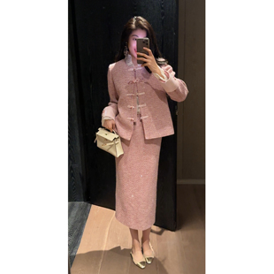 新中式 马上有钱 25冬新款 小香风亮片刺绣外套系列DY N·COU