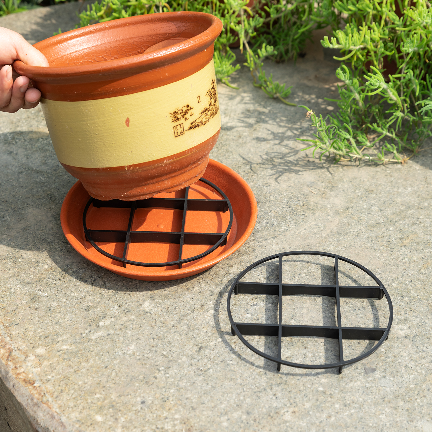 花盆底托垫脚防烂根透气通风托盘